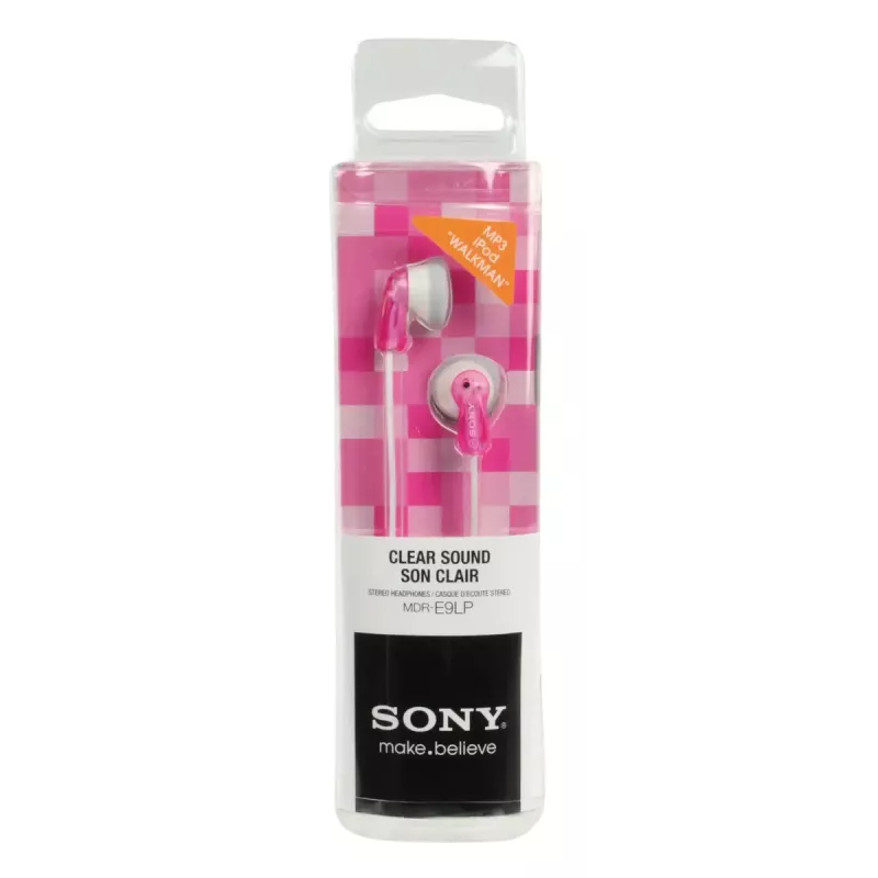 Ausinės Sony MDR-E9LP rožinės