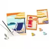 Ravensburger Piešinių rinkinys CreArt Galerijos sienų rinkinys „Prie paplūdimio“ 23901 — piešimo rinkinys su rėmo plokštėmis