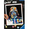 Piešimo rinkinys Ravensburger CreArt Star Wars – Darth Vader, modelis 23731, dažymas pagal numerius
