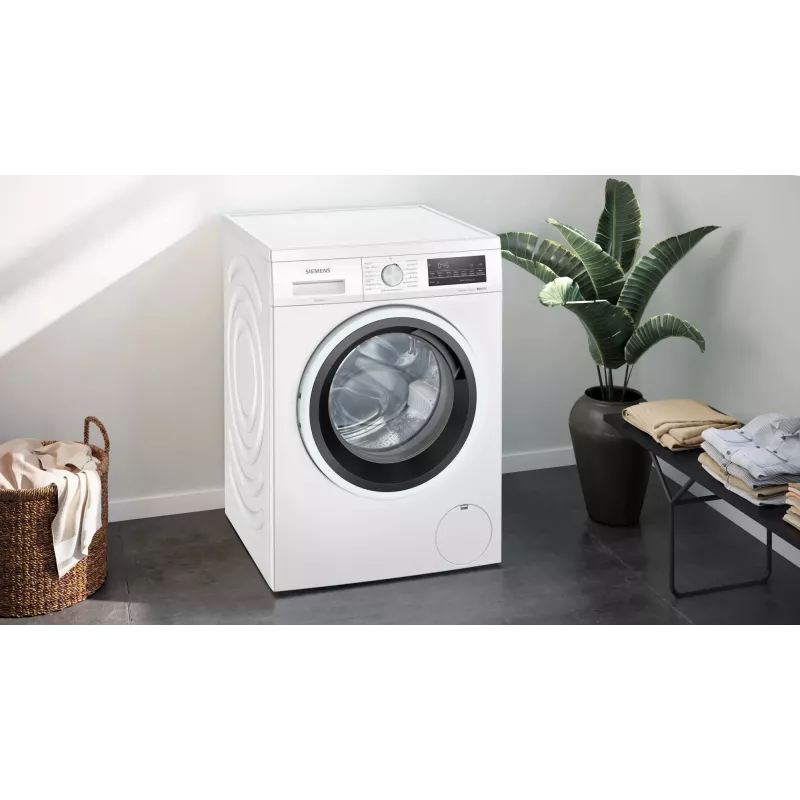 Siemens iQ500 WU14UT42 skalbimo mašina, priekinis pakrovimas, 9 kg, 1351 aps./min., balta