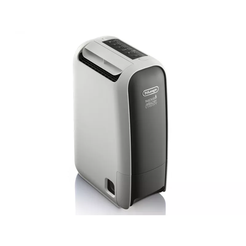 DeLonghi DNS65 oro sausintuvas, 2,8 L vandens talpa, 34 dB, 220–240 V, 50 Hz, juoda/pilka