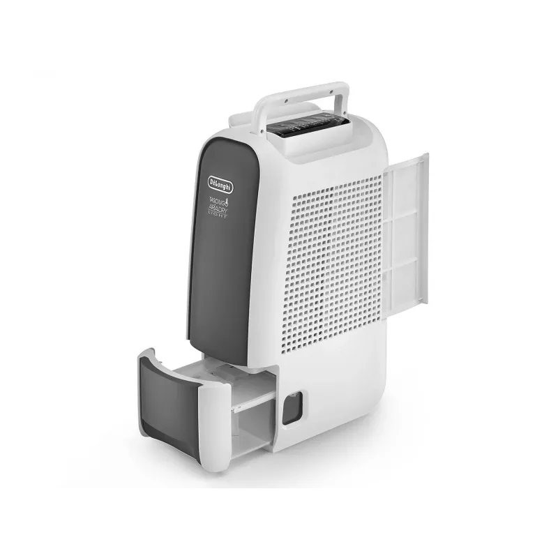 DeLonghi DNS65 oro sausintuvas, 2,8 L vandens talpa, 34 dB, 220–240 V, 50 Hz, juoda/pilka