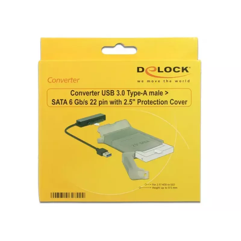 DeLOCK 62742 adapteris SATA diskui per USB