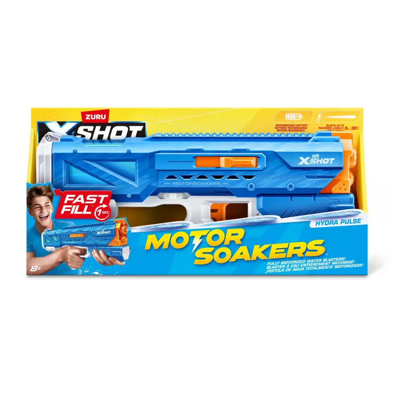 Vandens pistoletas Zuru XSHOT Hydra Pulse Motor Soaker su varikliu