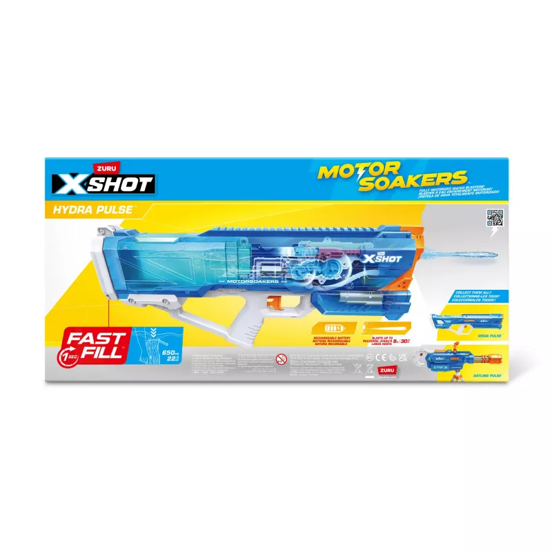 Vandens pistoletas Zuru XSHOT Hydra Pulse Motor Soaker su varikliu