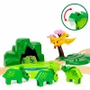 Geležinkelio rinkinys Ravensburger Dinozaurų Deluxe Set BRIO World 63610400 su interaktyviais elementais