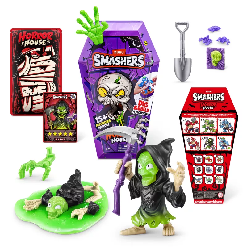 Smashers Horror House Series 1 ZURU – siaubingų pabaisų rinkinys