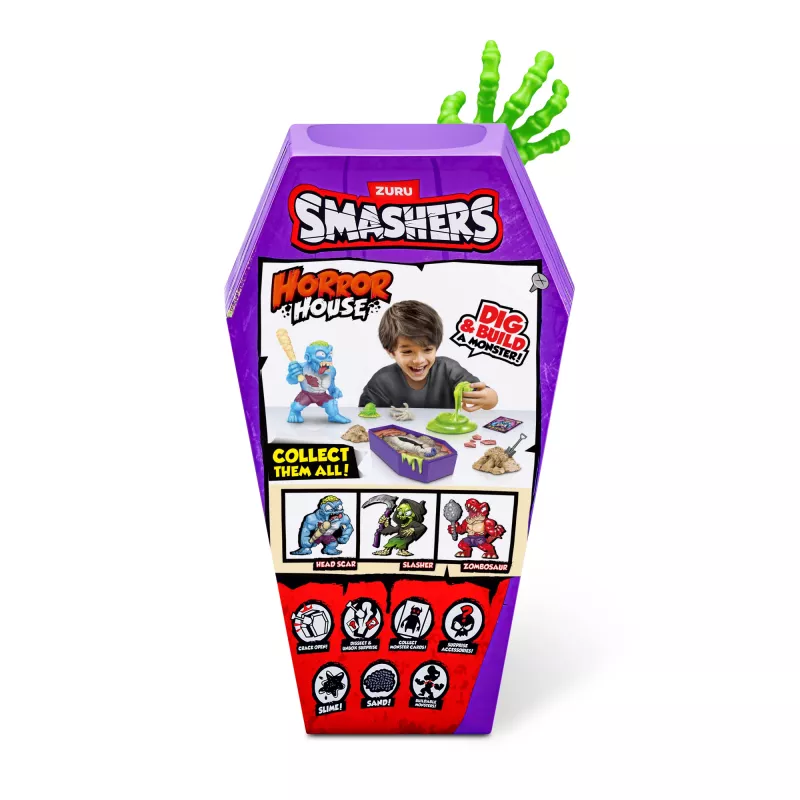 Smashers Horror House Series 1 ZURU – siaubingų pabaisų rinkinys