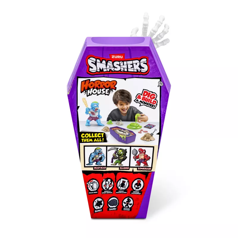 Smashers Horror House Series 1 ZURU – siaubingų pabaisų rinkinys