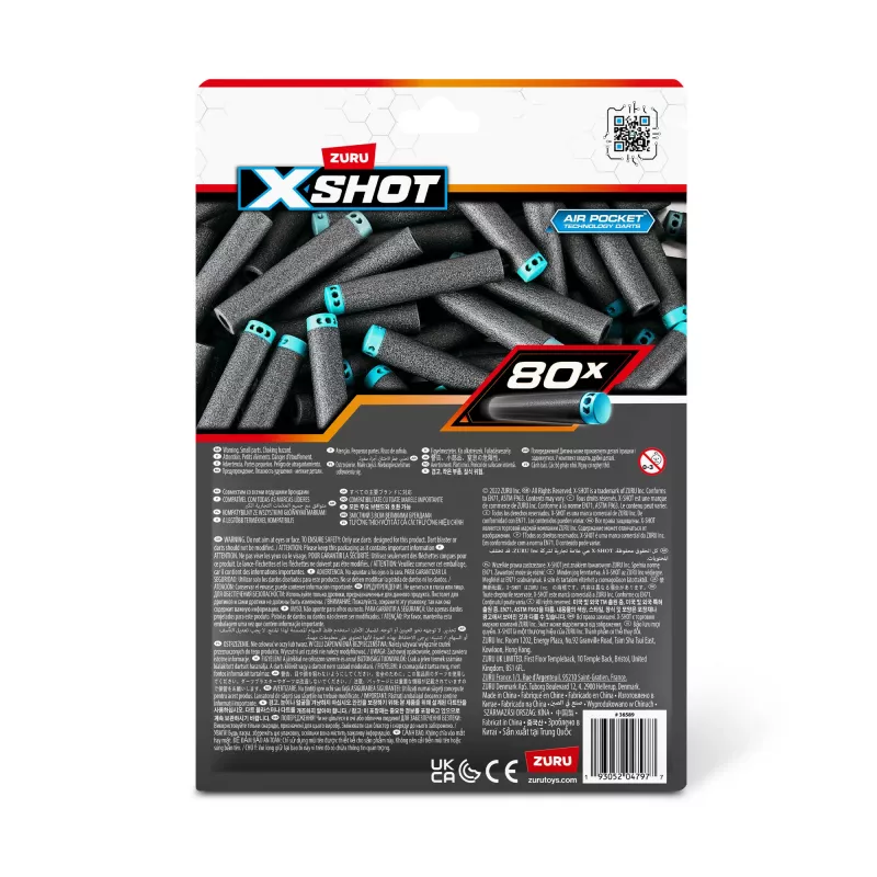 XSHOT Excel Darts papildymo rinkinys (80 strėlių) ZURU