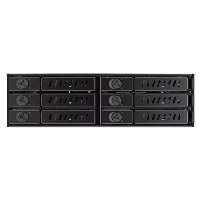 Chieftec CMR-625 6x 2,5 inch SATA kietųjų diskų dėklas 5,25 inch lizdui juodas