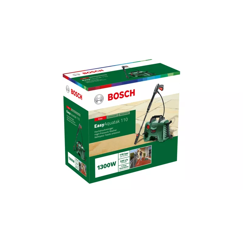 Bosch EasyAquatak 110 slėginis plovimo aparatas, kompaktiškas, elektrinis, žalias