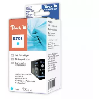 Kasetė PEACH rašalinė CY komp. T7012 PI200-221 spalva (ciano)