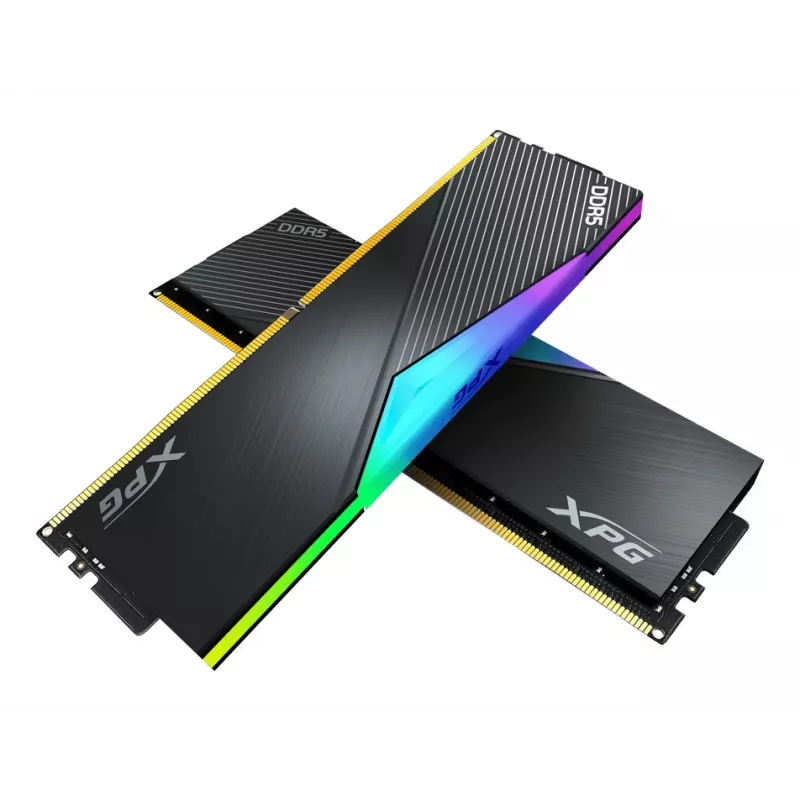 DIMM 32 GB DDR5-6400 (2x 16 GB) Dual-Kit, Arbeitsspeicher schwarz, AX5U6400C3216G-DCLARBK, Lancer RGB, INTEL XMP