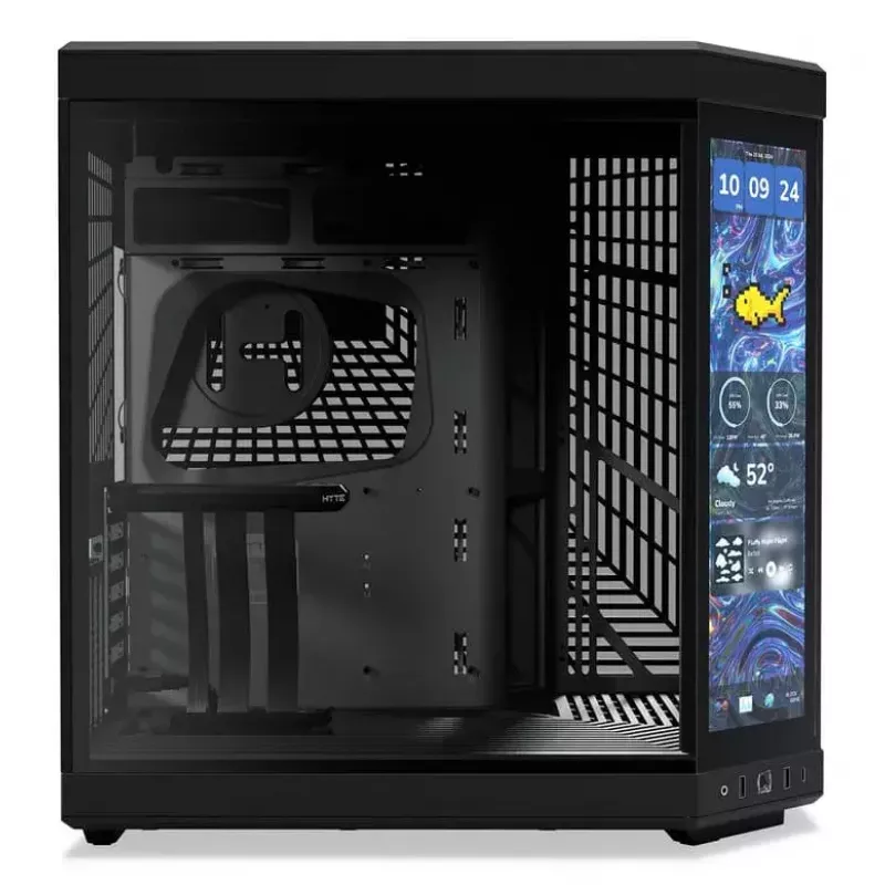 PC korpusas HYTE Y70 Touch Infinite Midi Tower Juodas