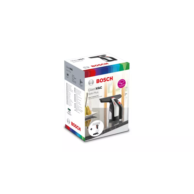 Bosch GlassVAC Solo Plus belaidis langų valytuvas 0,1 L juoda, balta
