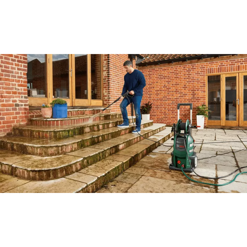 Bosch AdvancedAquatak 150 aukšto slėgio plovimo įrenginys, vertikalus, 510 l/h, 2200 W, juoda, žalia