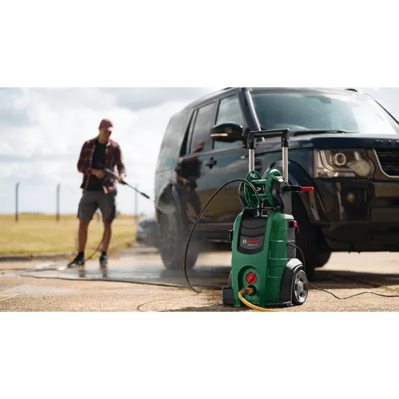 Bosch AdvancedAquatak 150 aukšto slėgio plovimo įrenginys, vertikalus, 510 l/h, 2200 W, juoda, žalia