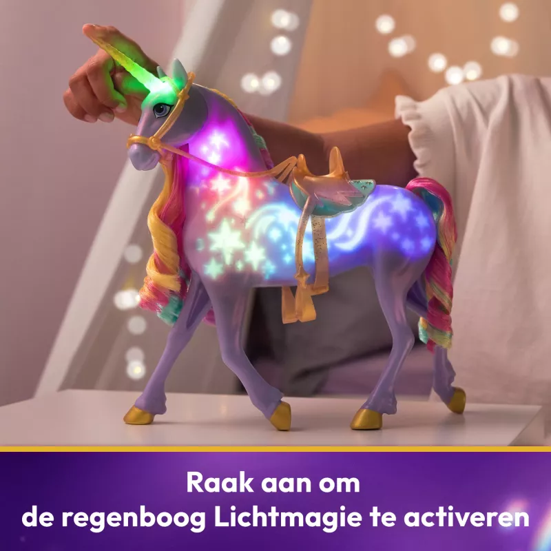 Unicorn Academy Sophia ir šviečiantis interaktyvus žaislinis vienaragis Wildstar su šviesomis, garsais ir muzika, lėlės ir vienaragiai mergaitėms nuo 4 metų