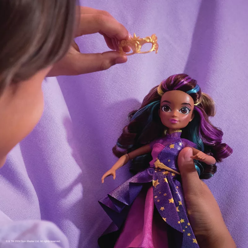Mados lėlė Spinmaster Unicorn Academy Sophia Masquerade 241mm Įvairiaspalvė