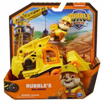 Buldozerio žaislas Spinmaster Rubble’s Bulldozer – plastikinis, nuo 3 metų, juoda/oranžinė/geltona