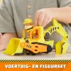 Buldozerio žaislas Spinmaster Rubble’s Bulldozer – plastikinis, nuo 3 metų, juoda/oranžinė/geltona