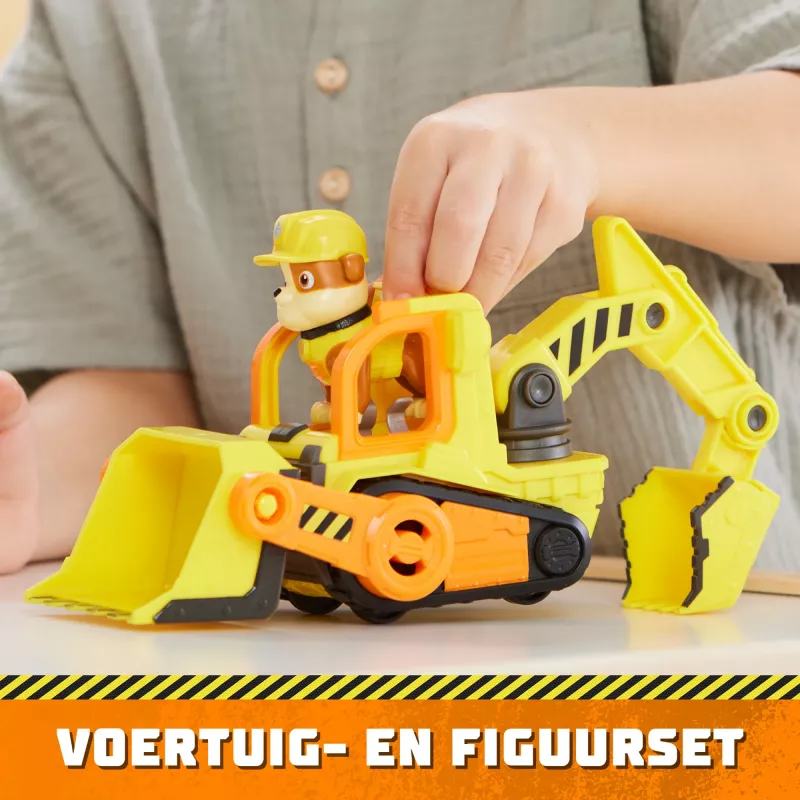 Buldozerio žaislas Spinmaster Rubble’s Bulldozer – plastikinis, nuo 3 metų, juoda/oranžinė/geltona