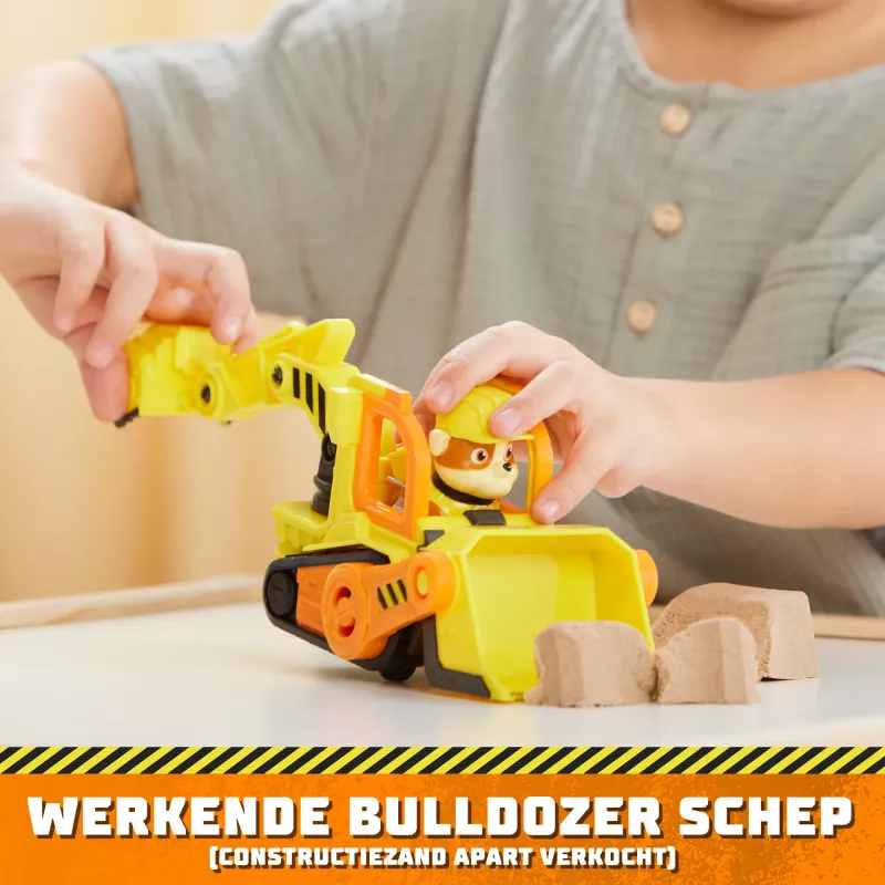 Buldozerio žaislas Spinmaster Rubble’s Bulldozer – plastikinis, nuo 3 metų, juoda/oranžinė/geltona