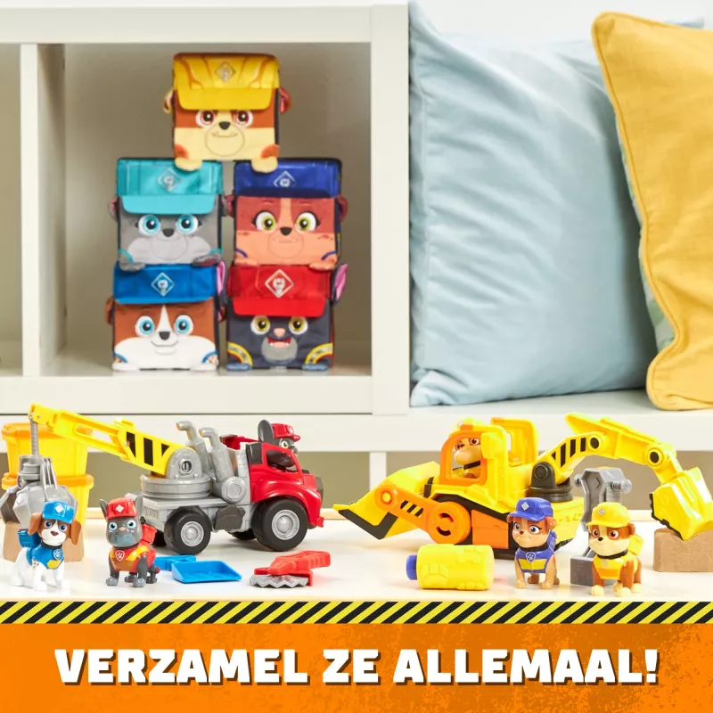 Buldozerio žaislas Spinmaster Rubble’s Bulldozer – plastikinis, nuo 3 metų, juoda/oranžinė/geltona