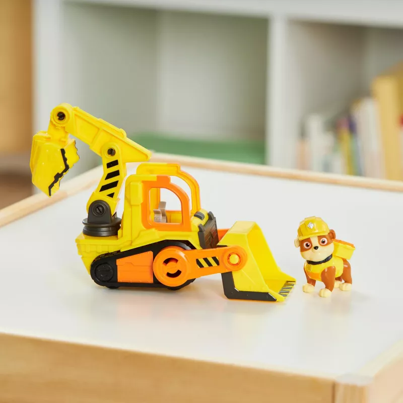 Buldozerio žaislas Spinmaster Rubble’s Bulldozer – plastikinis, nuo 3 metų, juoda/oranžinė/geltona