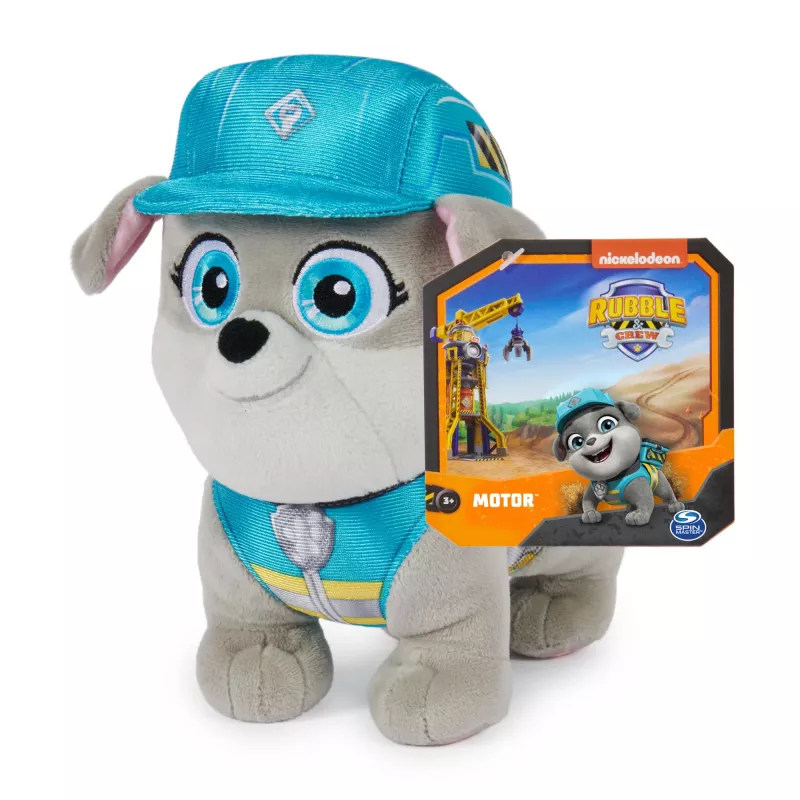 Rubble & Crew 7 colių minkštas žaislas Šaržeris su statybininko uniforma