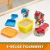 Rubble & Crew – Charger & Wheeler veikėjų figūrėlės su Kinetic Build-It smėliu ir 2 statybos įrankiais, PAW Patrol žaislai vaikams nuo 3 metų