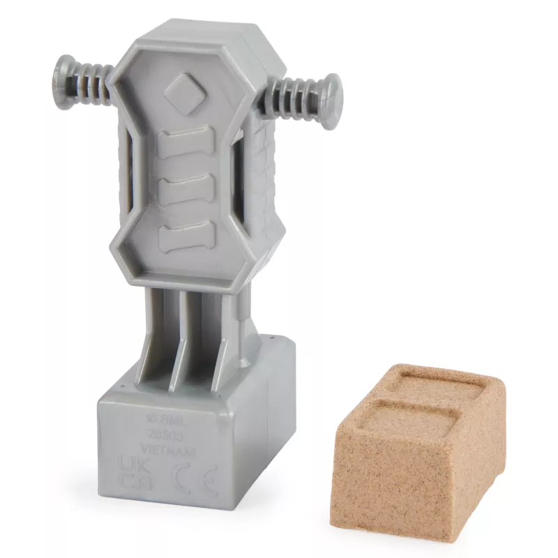 Veikėjų figūrėlių rinkinys Usorteret Rubble and Mix su 85 g Kinetic Build‑It smėliu ir 2 įrankiais – nuo 3 metų