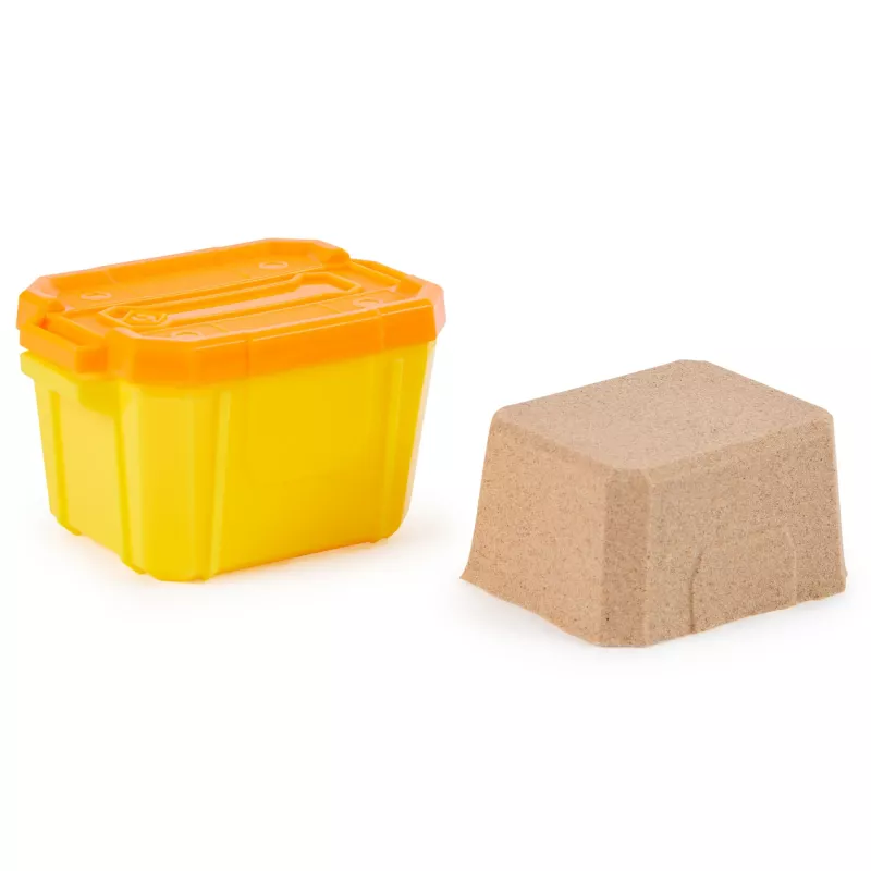 Veikėjų figūrėlių rinkinys Usorteret Rubble and Mix su 85 g Kinetic Build‑It smėliu ir 2 įrankiais – nuo 3 metų