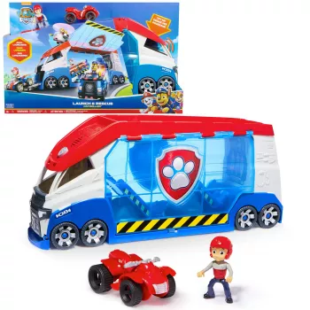 Automobilių rinkinys Spinmaster PAW Patrol Launche & Rescue Patroller, plastikinis, įvairiaspalvis, nuo 3 metų