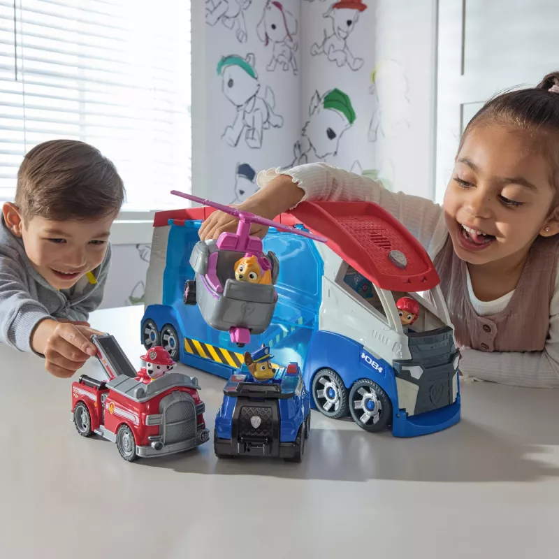 Automobilių rinkinys Spinmaster PAW Patrol Launche & Rescue Patroller, plastikinis, įvairiaspalvis, nuo 3 metų