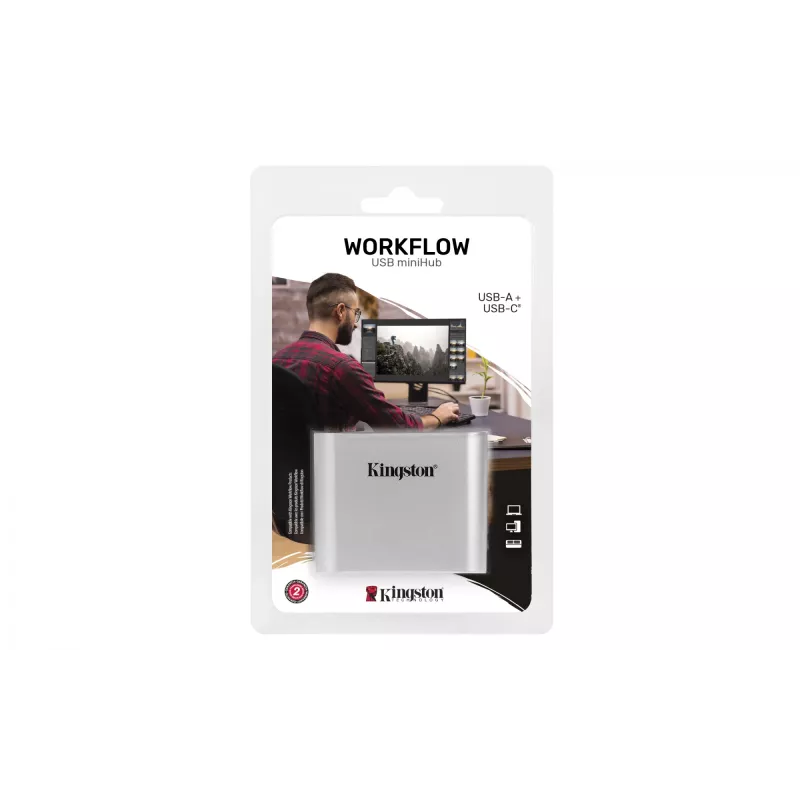 Kingston Technology USB 3.2 Gen 1 Workflow 5G USB-A ir USB-C miniHub