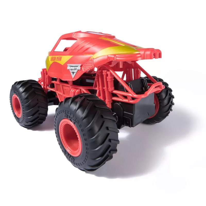 Monster Jam Marvel Geležinio Žmogaus RC Monstrų Sunkvežimis, 1:24 Mastelis, Žaislas Vaikams Nuo 3 Metų