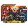 Monster Jam oficialūs „Marvel“ Geležinis žmogus prieš Karo mašiną liejami monstrų sunkvežimiai, 1:64 skalė, žaislai vaikams nuo 3 metų