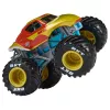 Monster Jam oficialūs „Marvel“ Geležinis žmogus prieš Karo mašiną liejami monstrų sunkvežimiai, 1:64 skalė, žaislai vaikams nuo 3 metų