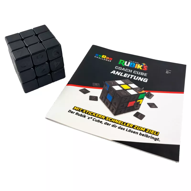 Rubik’s Coach Cube – Išmokite sudėti 3x3 kubą su lipdukais, vadovu ir vaizdo įrašais