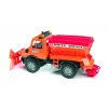 Sunkvežimis BRUDER MB Unimog, ABS konstrukcija, rekomenduojamas amžius 4+