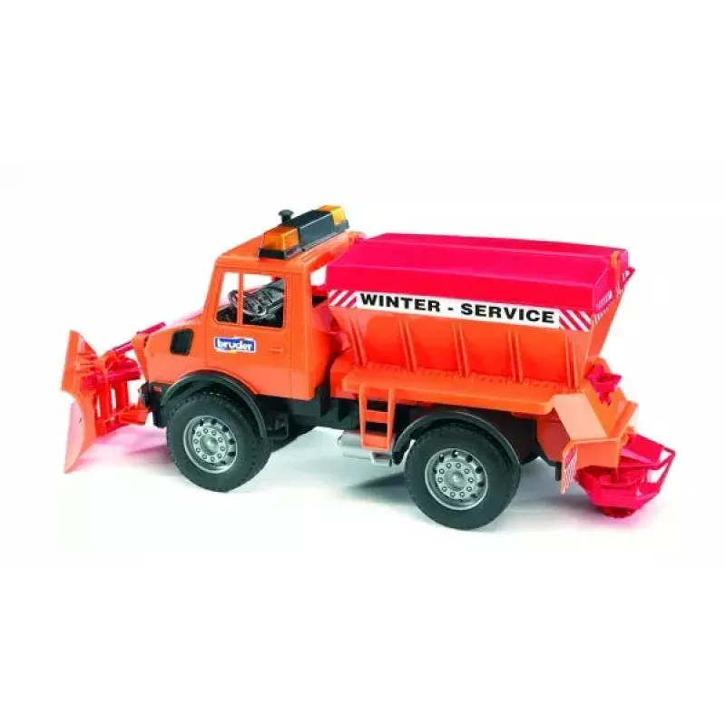Sunkvežimis BRUDER MB Unimog, ABS konstrukcija, rekomenduojamas amžius 4+