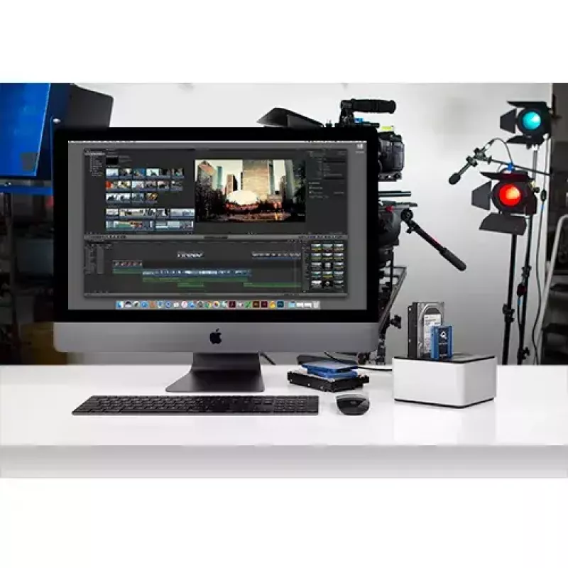 Drive Dock USB-C, Dockingstation silber/schwarz