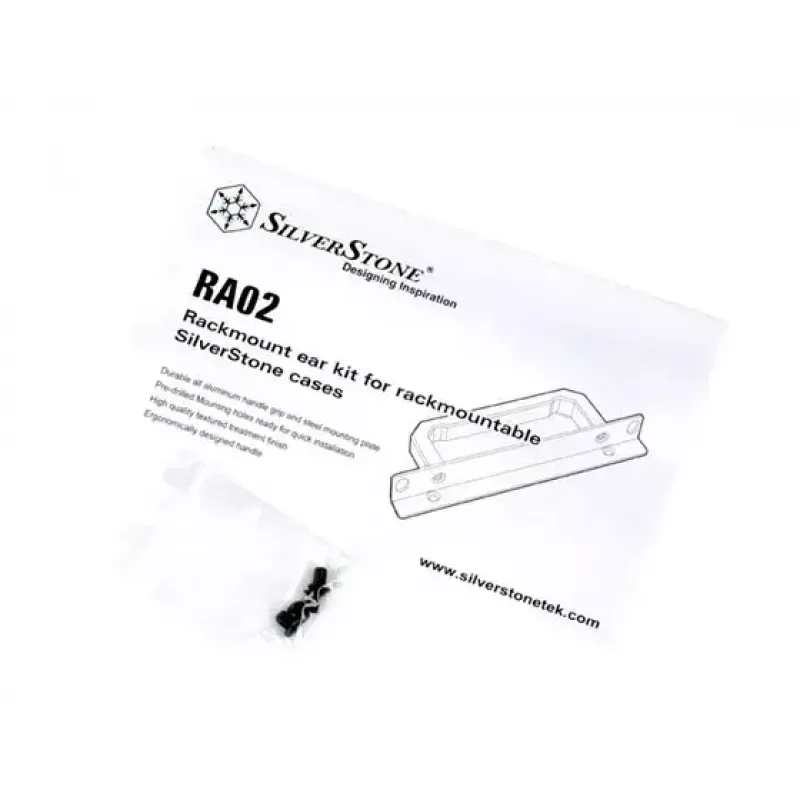 SilverStone SST-RA02B stovo tvirtinimo rinkinys GD07/GD08/GD09/GD10 korpusams, juodas