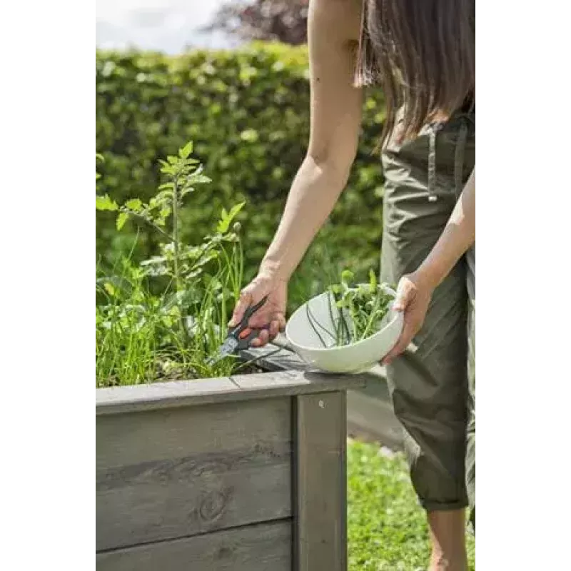 Sodinimo žirklės Gardena GripCut 12213-20 plastikinė rankena juoda žalia nerūdijančio plieno ašmenys