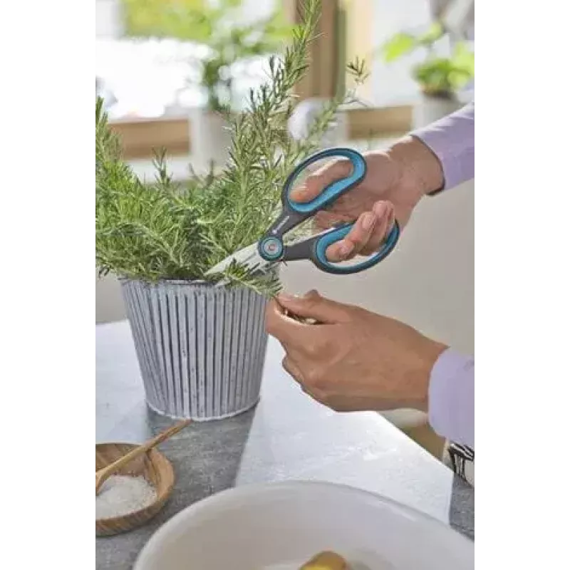 Gardena HerbCut žirklės prieskoninėms žolelėms Bypass žalios plastikinės rankenos Vokietija
