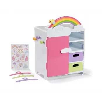 Lėlių spinta Zapf Creation BABY born Rainbow Wardrobe su šviesos efektais