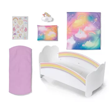 Lovytė lėlei ZAPF creation BABY born Rainbow 835999, tinka 43 cm lėlėms