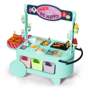 Priedų rinkinys lėlei BABY born, Zapf Creation – Užkandžių kavinė, modelis 835883